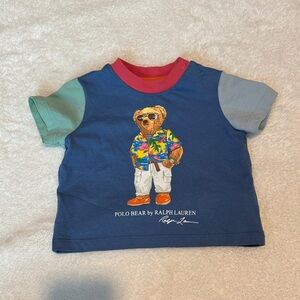 Ralph Lauren Blue Polo Bear Tee
